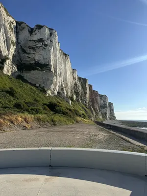 Promenade am Fuß der Kreidefelsen