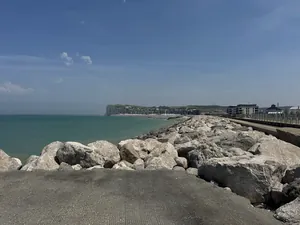 Meerblick von der Küste