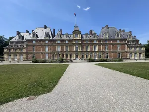 Schloss und Garten während eines Ausflugs