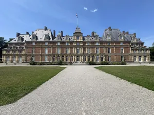Schloss und Garten während eines Ausflugs